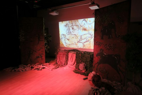 Initial set for &lsquo;Making Your Mark&rsquo; Cave Painting Short Drama for Key Stage 2, 7.
