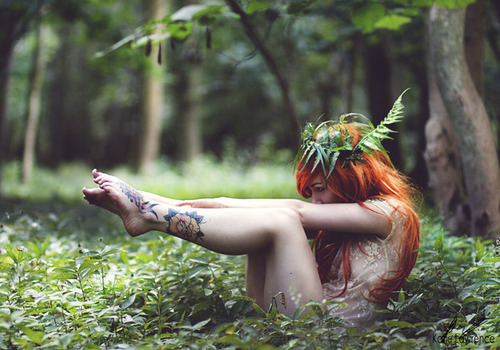 youandnunison:beautiful, fairy, fashion, forrest, girl - inspiring picture on Favim.com on We Heart 