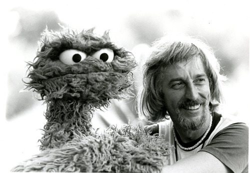 jimhenson-themuppetmaster: Caroll Spinney and Oscar the Grouch