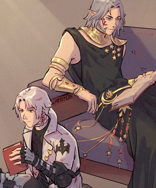 amymja: Scions Reading, Part 4Urianger and Thancred