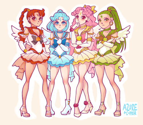 earthguardianmamoru: - Neo Sailor Team - Amazoness QuartetHere are the Amazoness Quartet in their po