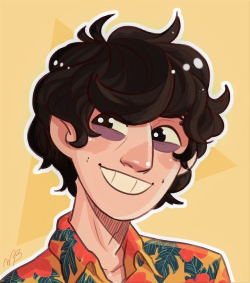 Because Ermal is the cause of my happiness recently. What do you mean Hawaiian shirt aren’t cool any