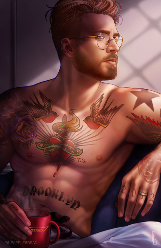 The other day, I saw someone who looked exactly like tattoo Steve but with glasses, so obviously I was legally and morally...
