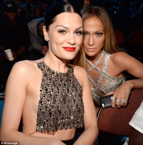 Jessie J and Jennifer Lopez at the 2014 MTV Video Music Awards