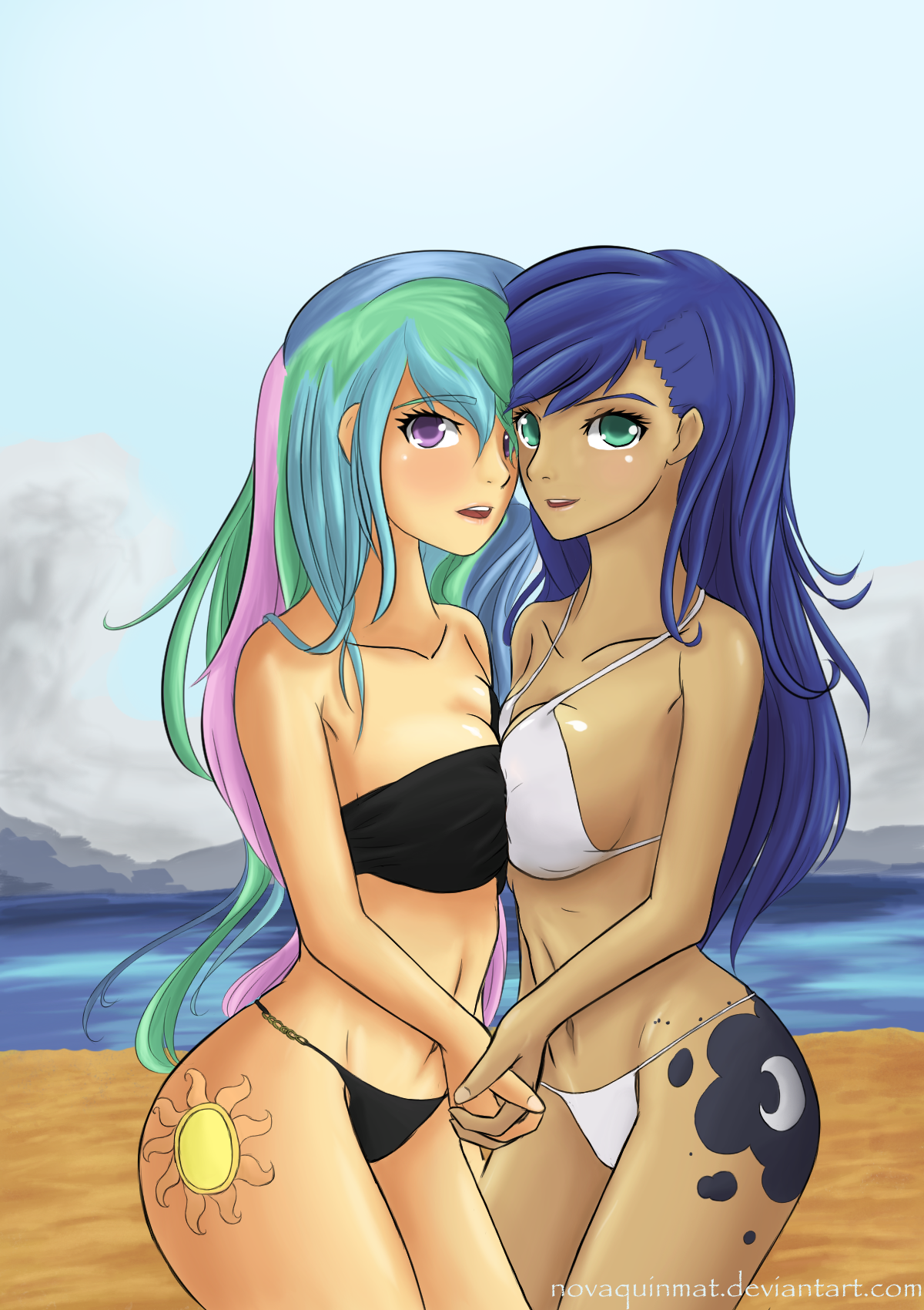needs-more-plot:  novaquin34:  Sister’s Quality Time :3  :D  royalty~ &lt;