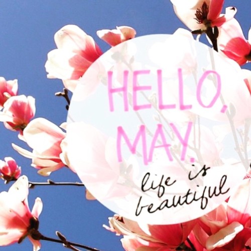 May is finally here!!! #Life is #beautiful #hellomay #ilovespring #springtime #flowers #hot #sun #li