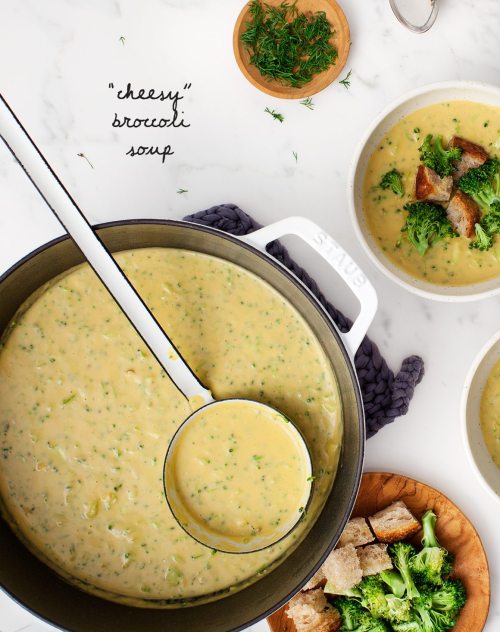 tinykitchenvegan: Vegan Broccoli Cheese Soup