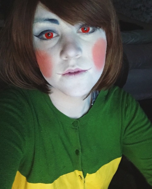 (Idk of these posted alright, tumblr mobile is an ass) CHARA! I love cosplaying them so much aaa H