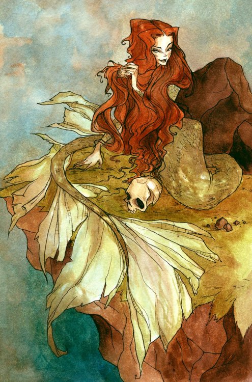 This is by one of my favorite artists. I sincerely hope she creates more mermaid pieces! 