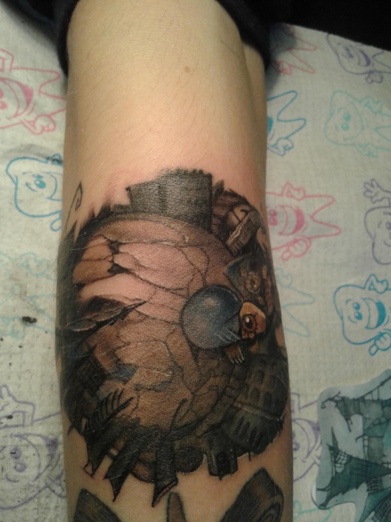 Have a better photo! Made by Galaxy Tattoo on my right forearm Based on &ldquo;De
