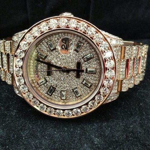 phuckindope:  Rolex Datejust Men’s Custom Gold Watch 