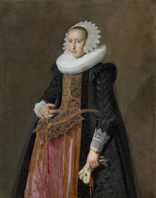 Portrait of Aletta Hannemans, Frans Hals, 1625