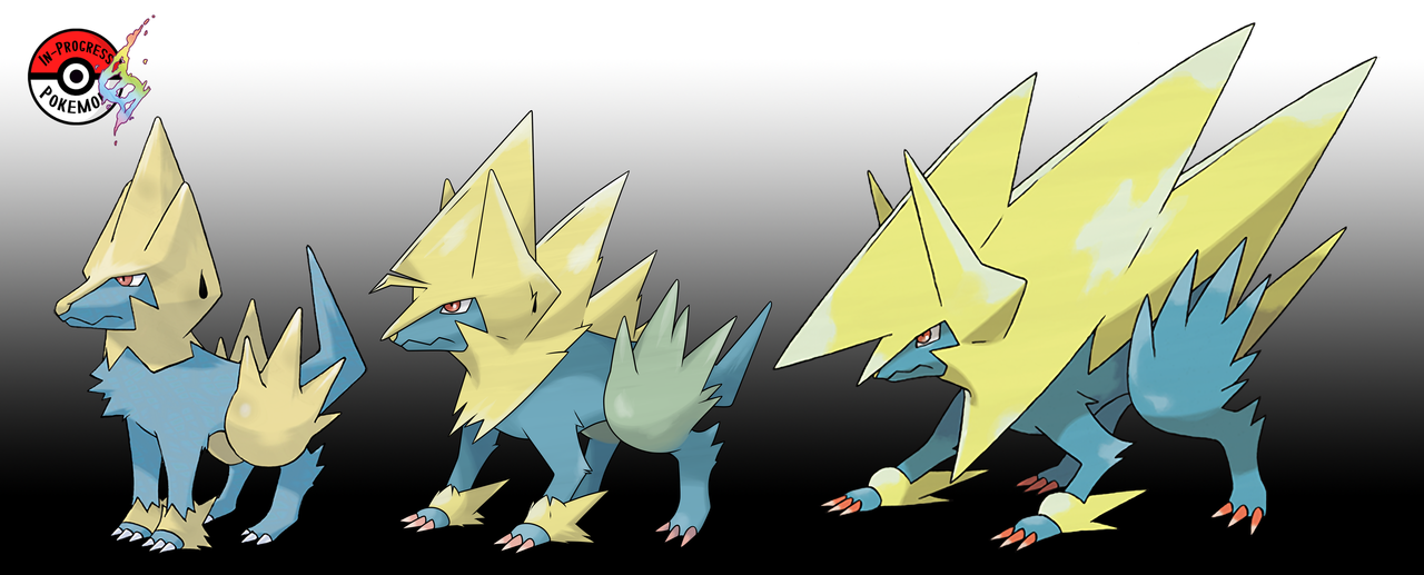 In Progress Pokemon Evolutions 309 5 Electrike Generate Electricity That They