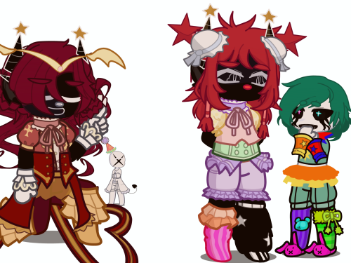 Some Gacha Life 2 Inky, Nova, Flare, And Party Favor For The Soul