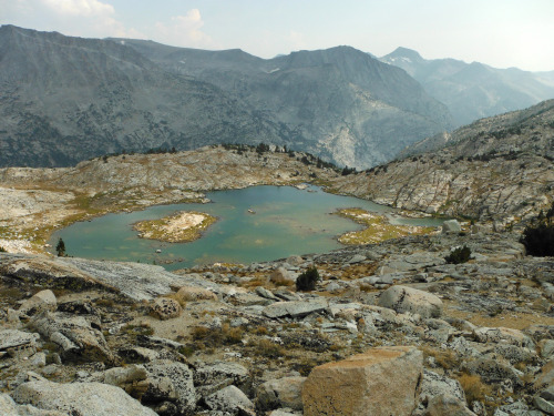 Big Moccasin Lake, Pinnacles Lakes Basin, John Muir Wilderness, Sierra Nevada Mountains, California,