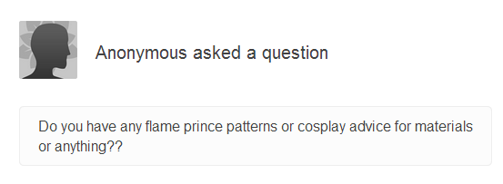 Algebraic cosplay advice! — Sure do! Let's break this down by section.