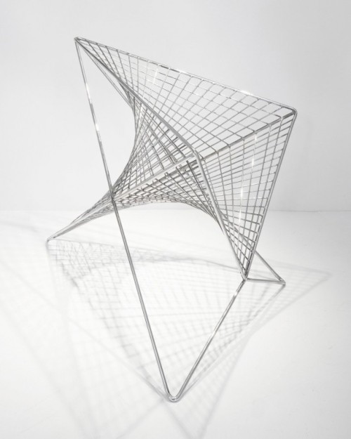 XXX silver-blonde:  Parabola Chair by Carlo Aiello photo