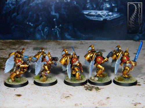 The second five Sanguinary Guards. 