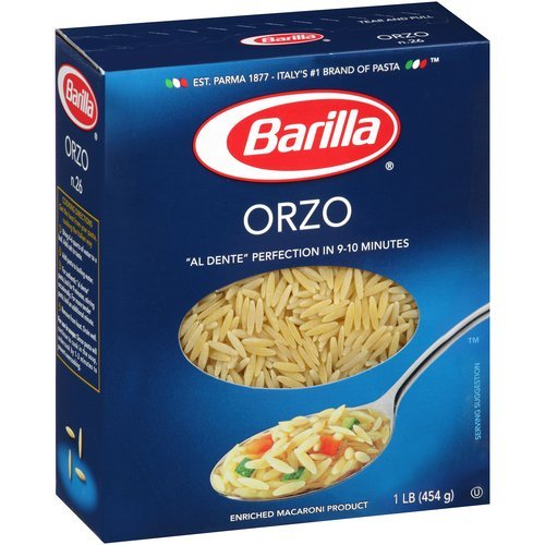 welcometoitalia:Orzo (“barley”), also known as Risoni (“big rice”), is a form of short-cut pasta, sh