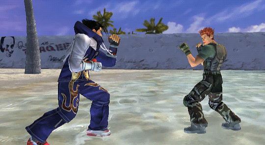 who is kazuya punching the hell out of?
