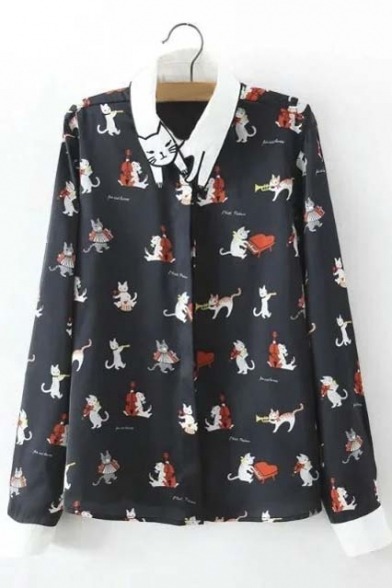 cleveruuu: New Trendy Blouses&Shirts  Rabbit  //  Cat  Girl  //  Cactus  Letter  //  Floral  Cape  //  OX  Cat  //  Cats Discount code: BH30 