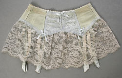 fashionrevealed:  Garter belt by Dior, ca.