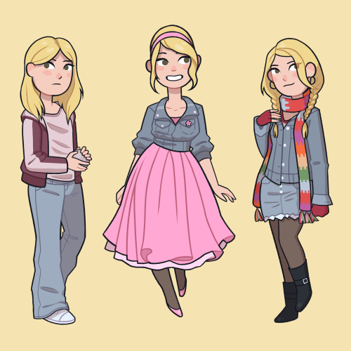 daisydandy:some warm-ups feat. Rose Tyler, fashion icon