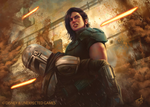 Mandalorian Adventures Board Game - Cara Dune By Tony Foti