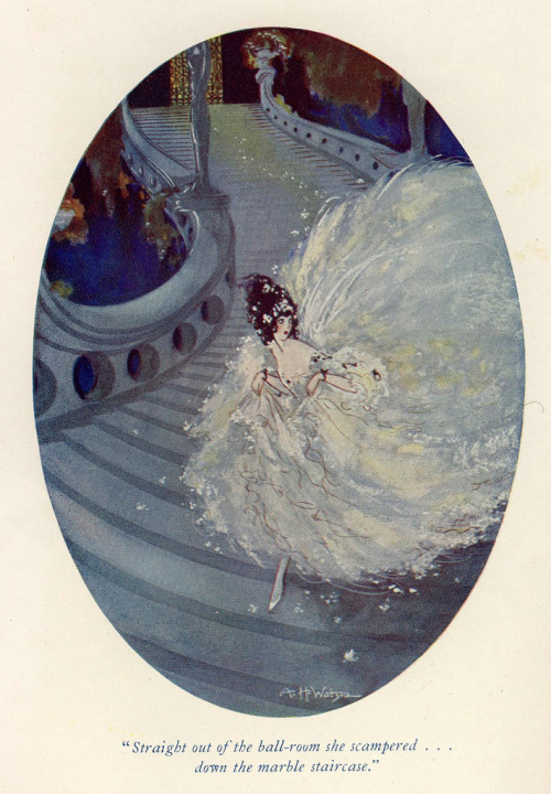 alifeoffairytales:Cinderella by ElfGoblinVia Flickr:By A. H.Watson .1927