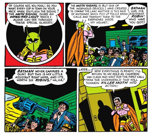 First appearance of Killer Moth.[from Batman (1940) #63]