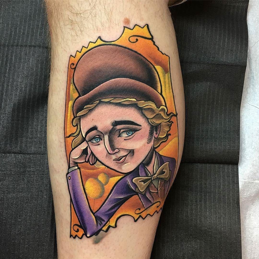 Willy Wonka Tattoo by NatashaWonka on DeviantArt