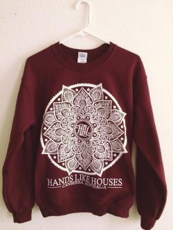 thewitzigreuters:  I got my new Hands Like Houses crewneck the other day and it’s all I wear now. 