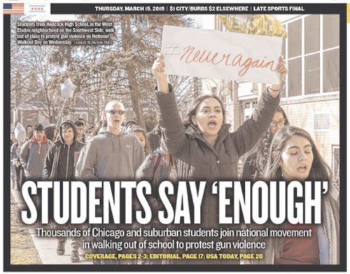 nemfrog:National High School walkout, March 14, 2018. We’re so proud of you! Don’t stop now!Philly. 