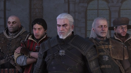  Witcher 3: Witchers  Source Filmmaker ModelsGeralt (Viper armor), Vesemir, Lambert (default and dress), Eskel  (default and dress), Letho and Gaetan from The Witcher 3: Wild Hunt.   Update includes various skins, texture fixes and body groups for each. 