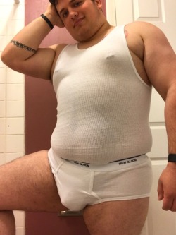 liltwcub:  Got some new undershirts.