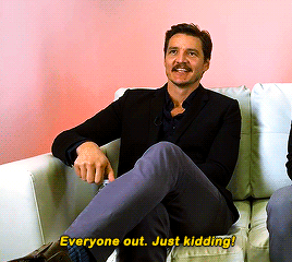 ewan-mcgregor:  “I’m just an actor and my back is killing me.” - Pedro Pascal