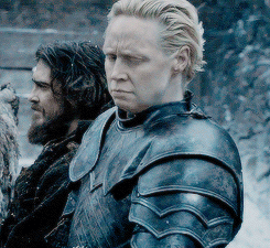 gwendoline:  “First of all, Kristofer is absolutely hilarious. I don’t think I’ve  been in a scene on Game of Thrones when it’s been everything I can do to  stop myself from laughing. The way he was behaving toward me was just  extraordinary.” ––––