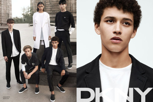 a-state-of-bliss: DKNY Spr/Sum 2015 - Ben Nordbeg, Jeremy Matos, Leona Binx Walton, Jackson Hale &am