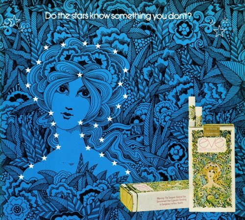 electripipedream: John AlcornEve Cigarettes1971