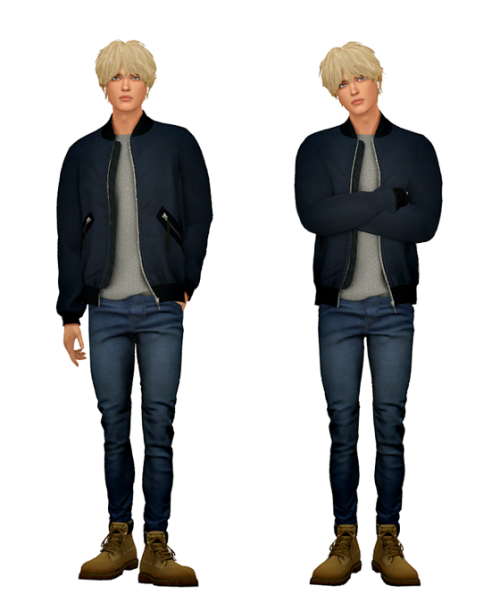 TS4 Menswear Lookbook Skin 1, 2 / Hair / Eyebrows / Eyes / Nosemask / LipsClothing - TopLo