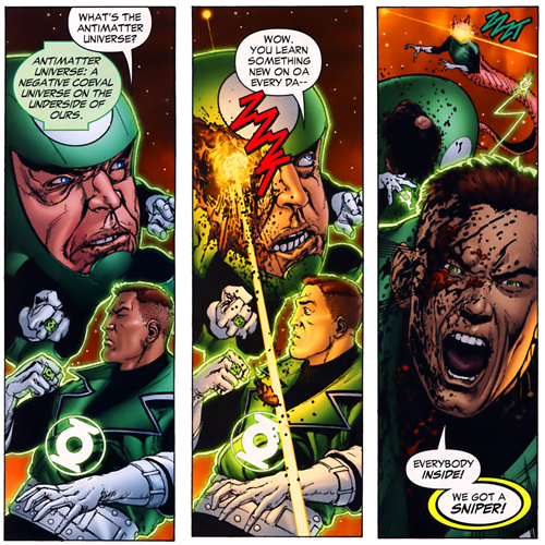 notagreenlantern:  A GuyKyle spam for every arc part 3 of IDK. Many? - Sinestro Corps War prelude