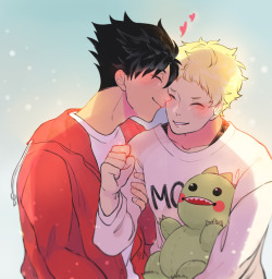 sayureen:  happy tsukki is all I need 💋 