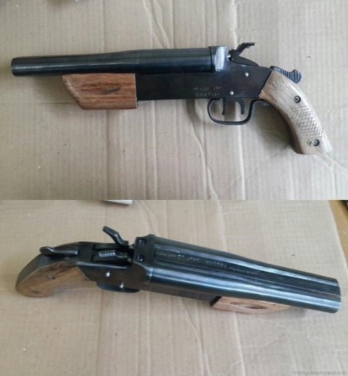 nationalshitpostingagency:Some examples of homemade firearms.