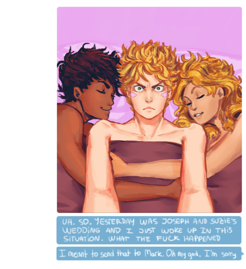 catingas:the zeppeli group chat revives when the joestars come to italy