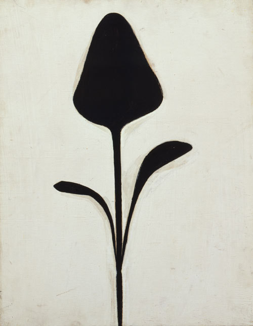 igormaglica:  Ellsworth Kelly (1923-2015), Plant II, 1949. oil on wood, 41.9 x 33.0