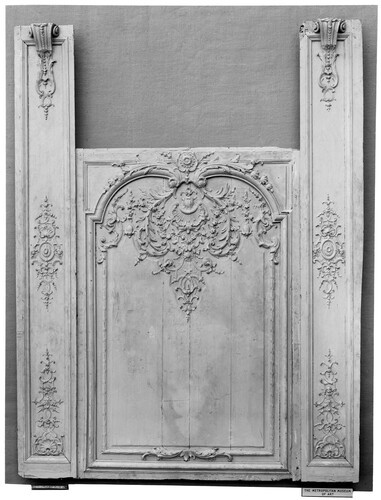 Panel between two pilasters, early 18th century, Metropolitan Museum of Art: European Sculpture and 