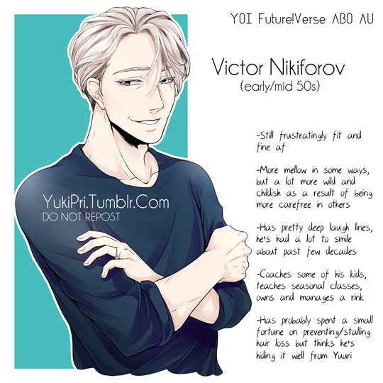 yukipri: YOI Future!Verse ABO AU - Several decades later #1 - Victor In other words