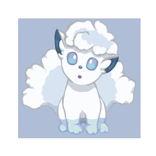 delphi-art:day 31: overall fave- alolan vulpix