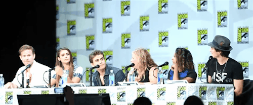 sebandmia:  Depending on who Elena’s into, do you guys still find yourselves even vaguely jealous or competitive? 