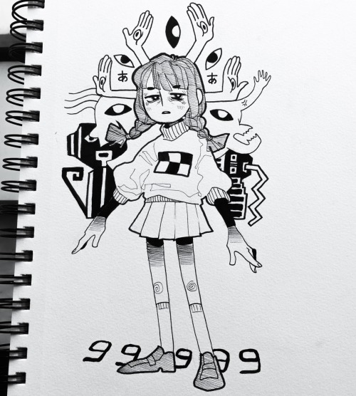 8-butt: Inktober of Yume Nikki